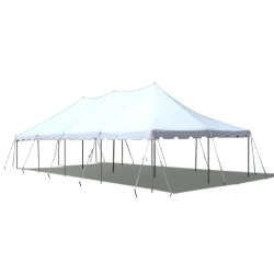 20' x 40' White Pole Tent