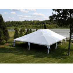 30' x 40' White Frame Tent