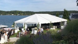 30' x 50' White Frame Tent